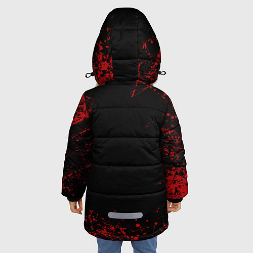 Зимняя куртка для девочки Louna / 3D-Черный – фото 4