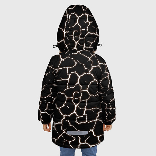 Зимняя куртка для девочки Juice WRLD / 3D-Черный – фото 4