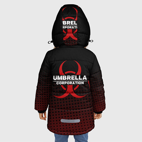 Зимняя куртка для девочки Umbrella / 3D-Черный – фото 4