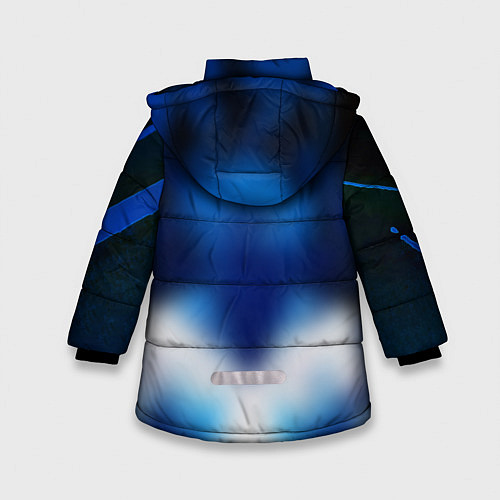 Зимняя куртка для девочки РЕГЕНЕРАЦИЯ КАЛАЛЬДИ / 3D-Светло-серый – фото 2