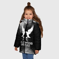 Куртка зимняя для девочки Hollywood Undead, цвет: 3D-светло-серый — фото 2