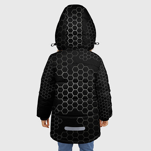 Зимняя куртка для девочки Juice WRLD / 3D-Черный – фото 4