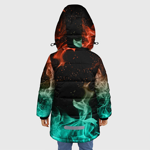 Зимняя куртка для девочки BRAWL STARS NITA / 3D-Черный – фото 4