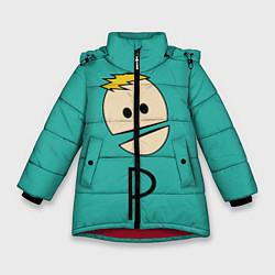 Куртка зимняя для девочки South Park Филипп Косплей, цвет: 3D-красный