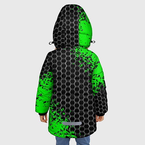 Зимняя куртка для девочки BRAWL STARS VIRUS 8 BIT / 3D-Черный – фото 4