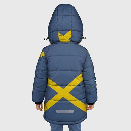 Зимняя куртка для девочки JACKY / 3D-Черный – фото 4