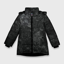 Куртка зимняя для девочки ГРАНЖ, цвет: 3D-черный