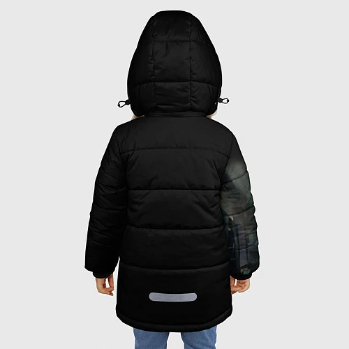Зимняя куртка для девочки THE LAST OF US / 3D-Черный – фото 4