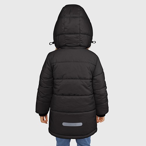 Зимняя куртка для девочки COVID-19 / 3D-Черный – фото 4