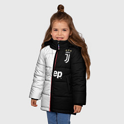Куртка зимняя для девочки Форма Paulo Dybala, цвет: 3D-красный — фото 2