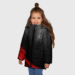 Куртка зимняя для девочки LEXUS, цвет: 3D-светло-серый — фото 2