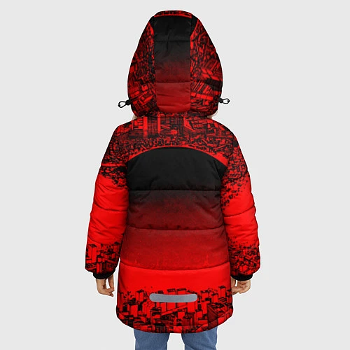 Зимняя куртка для девочки AKIRA / 3D-Черный – фото 4