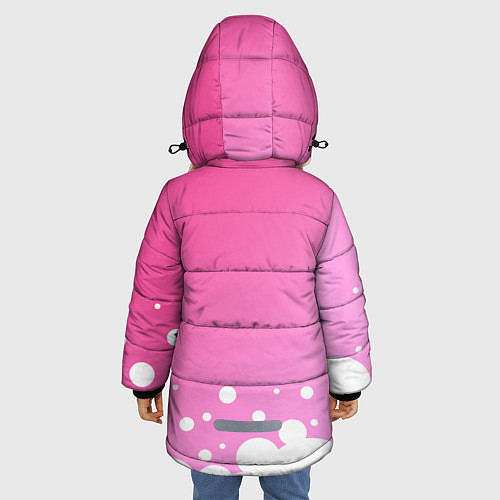 Зимняя куртка для девочки Бравл Старс Сэнди / 3D-Черный – фото 4
