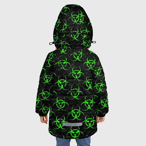 Зимняя куртка для девочки GREEN BIOHAZARD / 3D-Черный – фото 4