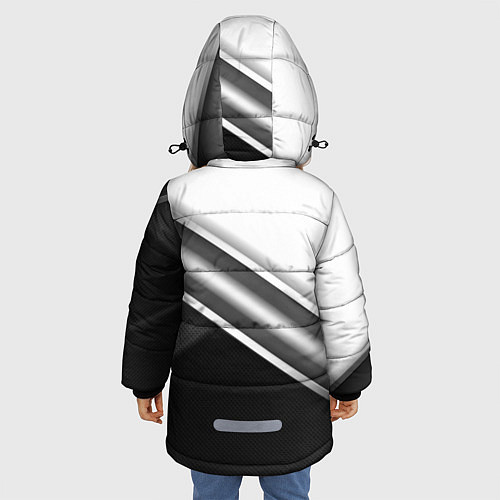 Зимняя куртка для девочки MERCEDES-BENZ / 3D-Черный – фото 4