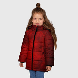 Куртка зимняя для девочки МАРС, цвет: 3D-черный — фото 2
