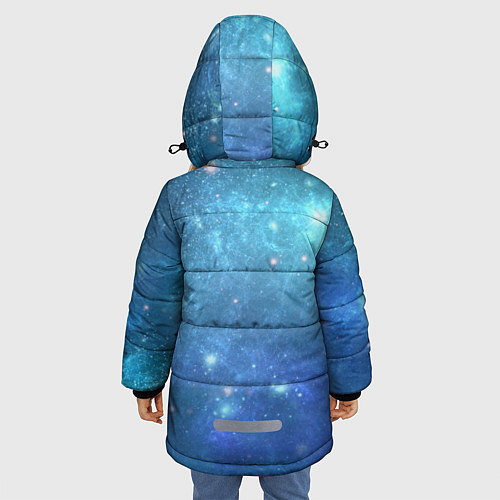 Зимняя куртка для девочки Сижу дома / 3D-Черный – фото 4