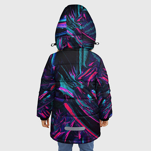 Зимняя куртка для девочки Стоп covid-19 / 3D-Черный – фото 4