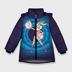 Куртка зимняя для девочки Лола Банни, цвет: 3D-светло-серый