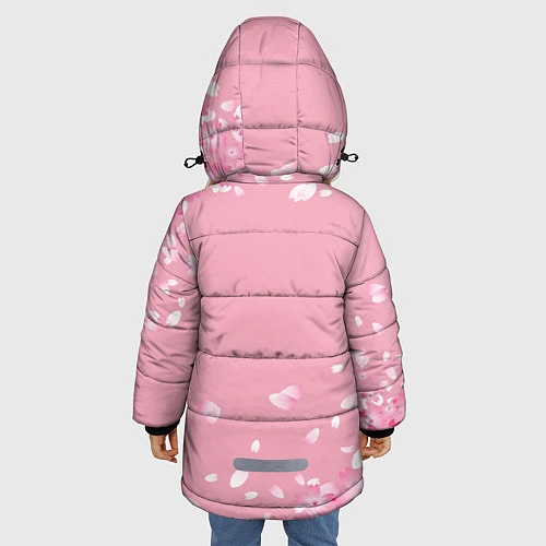 Зимняя куртка для девочки BLACKPINK / 3D-Черный – фото 4