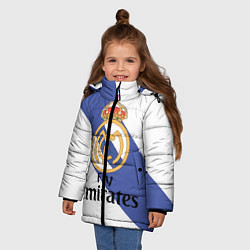 Куртка зимняя для девочки Реал, цвет: 3D-красный — фото 2