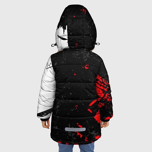 Зимняя куртка для девочки METRO EXODUS / 3D-Красный – фото 4