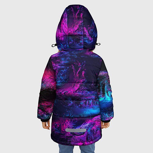 Зимняя куртка для девочки The Witcher 3 / 3D-Светло-серый – фото 4