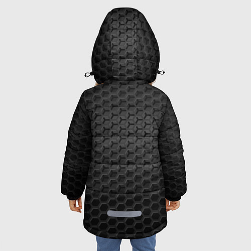 Зимняя куртка для девочки TOYOTA / 3D-Черный – фото 4