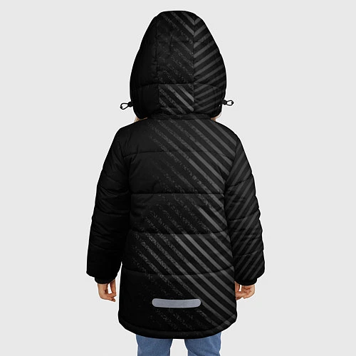 Зимняя куртка для девочки MERCEDES / 3D-Черный – фото 4