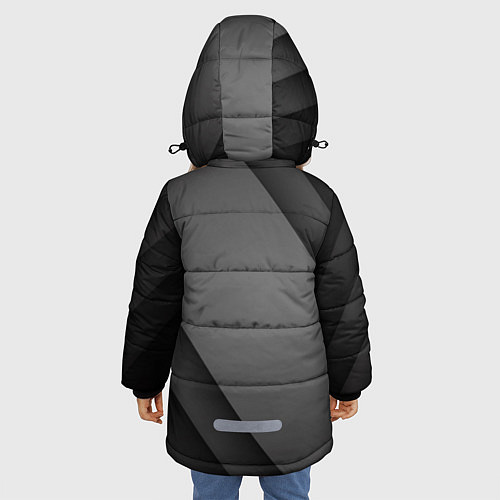 Зимняя куртка для девочки MITSUBISH SPORT / 3D-Черный – фото 4