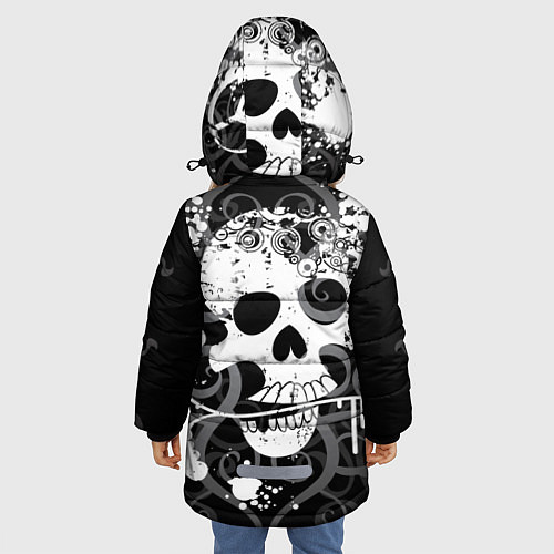 Зимняя куртка для девочки Megadeth / 3D-Черный – фото 4