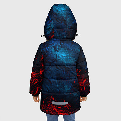 Зимняя куртка для девочки Five Nights At Freddys / 3D-Черный – фото 4
