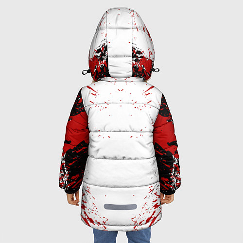 Зимняя куртка для девочки BERSERK / 3D-Черный – фото 4
