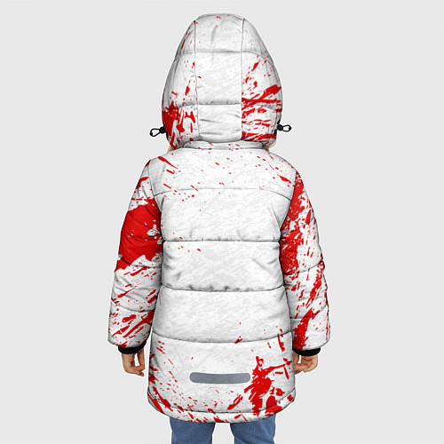 Зимняя куртка для девочки BLOODBORNE / 3D-Черный – фото 4