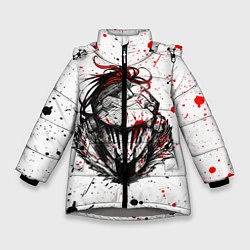 Куртка зимняя для девочки УБИЙЦА ГОБЛИНОВ, цвет: 3D-светло-серый