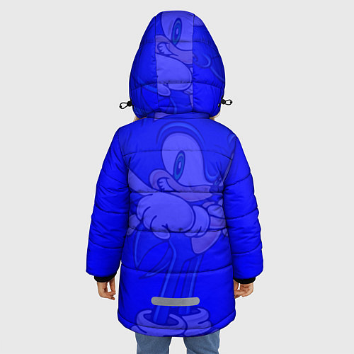 Зимняя куртка для девочки SONIC / 3D-Черный – фото 4