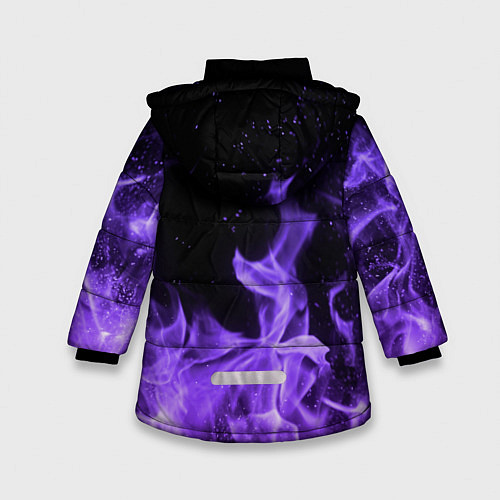 Зимняя куртка для девочки Brawl Stars DJ Frank / 3D-Светло-серый – фото 2