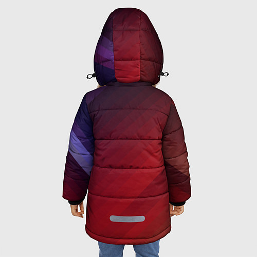 Зимняя куртка для девочки Пикси / 3D-Черный – фото 4