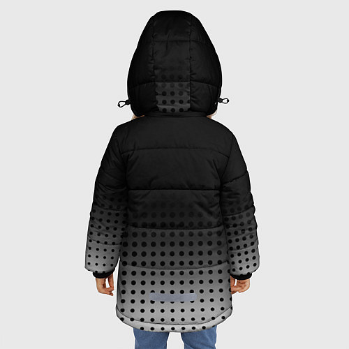 Зимняя куртка для девочки Mazda / 3D-Черный – фото 4