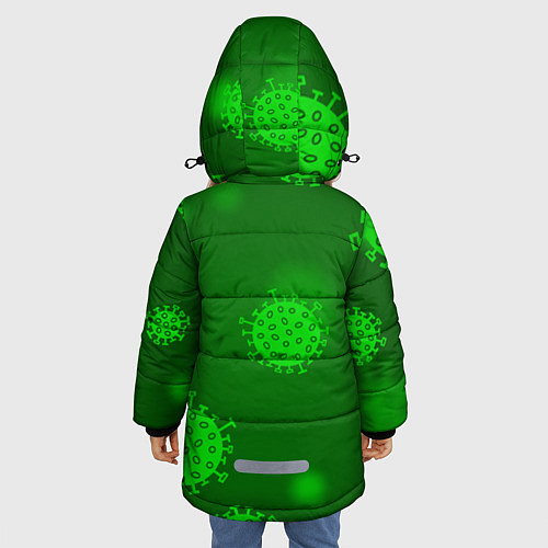 Зимняя куртка для девочки CORONA-19 / 3D-Черный – фото 4