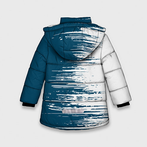 Зимняя куртка для девочки Mitsubishi / 3D-Светло-серый – фото 2
