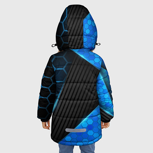 Зимняя куртка для девочки Assassins Creed / 3D-Черный – фото 4