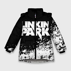 Куртка зимняя для девочки LINKIN PARK 4, цвет: 3D-светло-серый