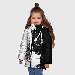 Куртка зимняя для девочки Assassin’s Creed 03, цвет: 3D-черный — фото 2