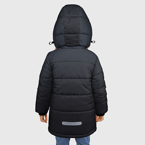 Зимняя куртка для девочки Унесённые призраками / 3D-Черный – фото 4