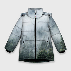 Зимняя куртка для девочки Туманный лес