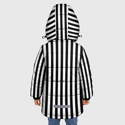 Зимняя куртка для девочки Дима Билин / 3D-Черный – фото 4