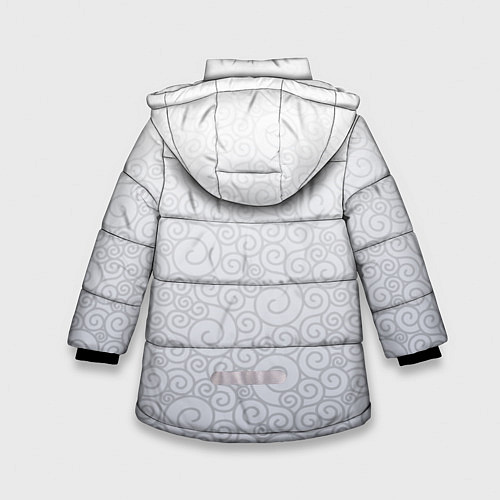 Зимняя куртка для девочки Cat-girl / 3D-Светло-серый – фото 2
