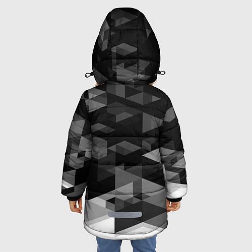 Зимняя куртка для девочки MONSTER ENERGY Z / 3D-Черный – фото 4