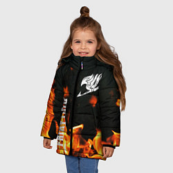 Куртка зимняя для девочки FAIRY TAIL, цвет: 3D-красный — фото 2